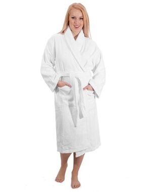 Classic Turkish Towels -  Turkish Cotton Long Bathrobe For Women